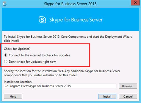 Install Skype For Business Server On Servers In The Topology Skype