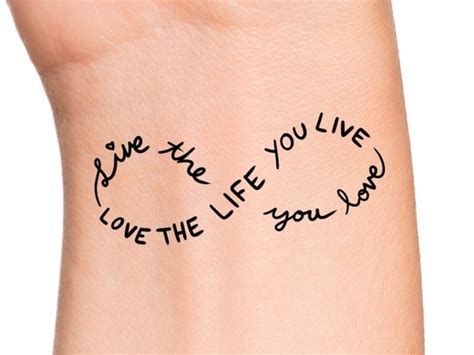 Life And Love Symbol Tattoo