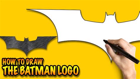 View How To Draw Batman Logo Simple Stiff