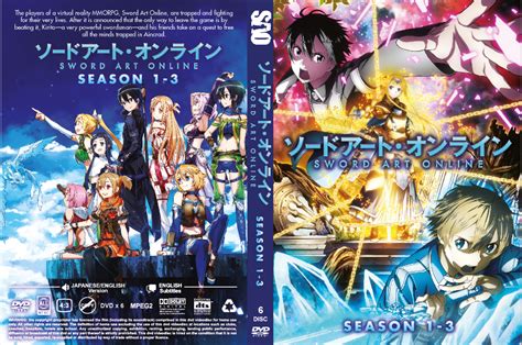 Dvd Sword Art Online Season 1 2 3 Complete Box Set English Version