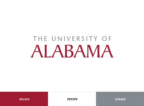 University Of Alabama Brand Color Codes