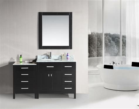 A+ rated by bbb, online since 2005. 56 Inch Single Sink Bathroom Vanity with Extra Drawer Bank ...