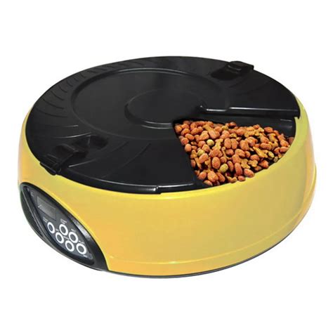 New Arrival Automatic Pet Feeder 6 Meal Lcd Digital Automatic Pet Dog