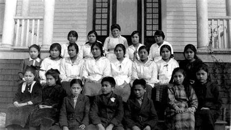 Students At Crosby Girls Home No Date Native American Boarding
