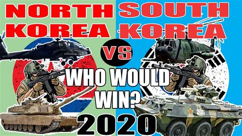 And china im just wondering who would win in an all out war. North Korea vs south Korea military comparison 2020 - who ...