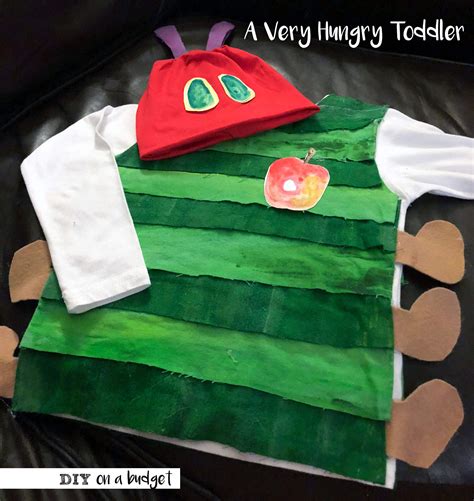 Diy The Very Hungry Caterpillar Costume Look Between The Lines
