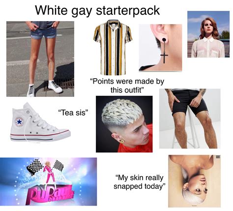 The White Gay Starterpack Rstarterpacks