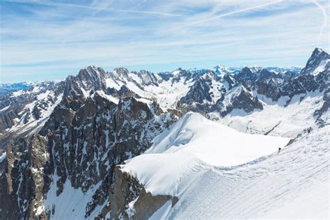 Mountain Peaks In The Mont Blanc Area Stock Image Image Of High