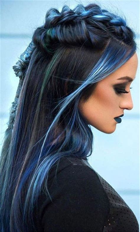 33 Blue Ombre Hair Color Trend In 2019 Hairstyles Curly Hair