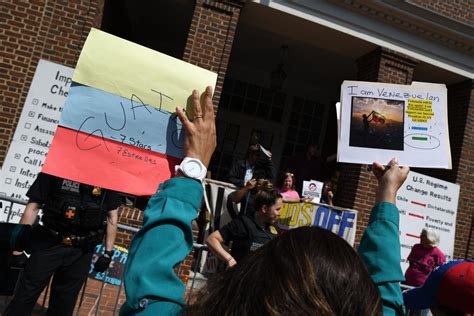 Opposing Protests Crowd Streets Outside Venezuelan Embassy In Georgetown Wtop News