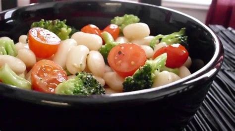 Cannellini Beans Broccoli And Tomatoes With Dijon Vinaigrette