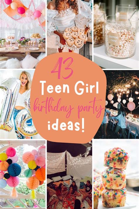 43 Teen Girl Birthday Party Ideas Momma Teen Teen Girl Birthday