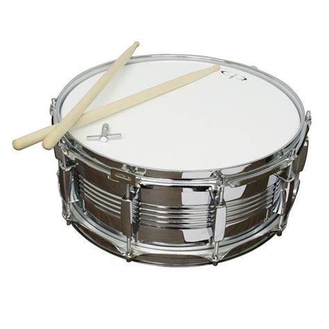 Gp Percussion Sdc201 14 Inch 10 Lug Metal Snare Drum
