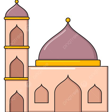 Ilustrasi Kartun Masjid Vektor Masjid Ilustrasi Islam Png Dan Vektor