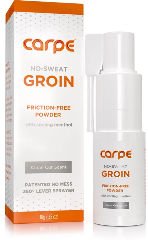 Carpe No Sweat Groin Powder For Men With Precision Applicator 10 G