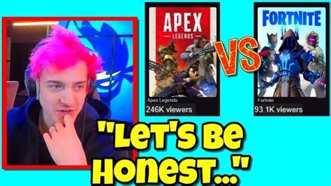Both apex legends by respawn and fortnite by epic games are battle royale games. Ninja Reacts to Fortnite vs Apex Legends ~ "Will Apex ...
