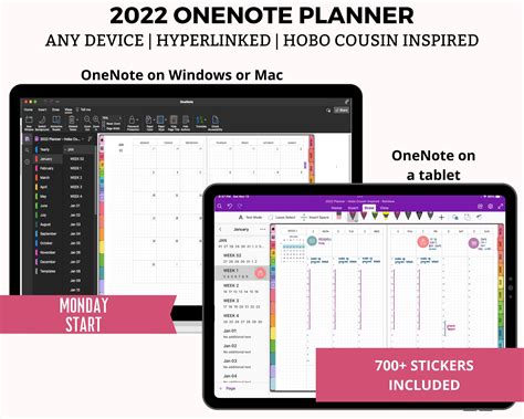 Make Planning Fun With This Onenote Digital Planner For 2022 This