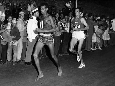 Abebe Bikila Barefoot Marathon Champion Sports History Weekly