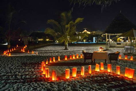 Gold Zanzibar Beach House And Spa Resort Nungwi Zanzibar Tanzania Resort Beach Dining Night