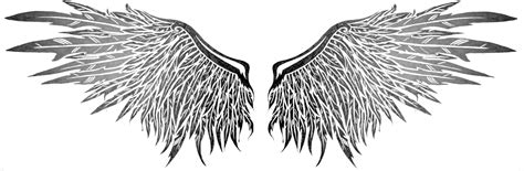 Download Wings Tattoos Png Image Dark Angel Wings Drawing Hd