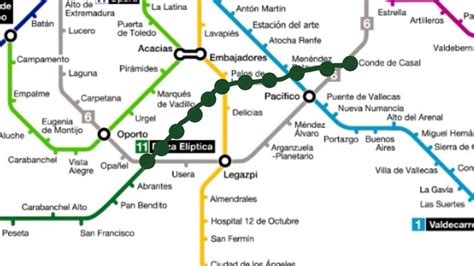 Así Quedará El Nuevo Plano De La Línea 11 De Metro Madrid Es Noticia