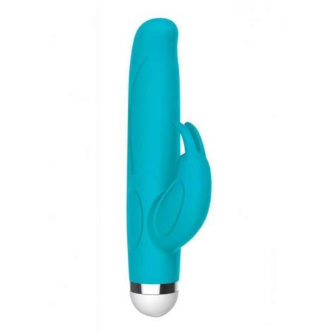 The Silicone Mini Rabbit Rechargeable And Waterproof Vibrator Teal Sex Toys At Adult Empire