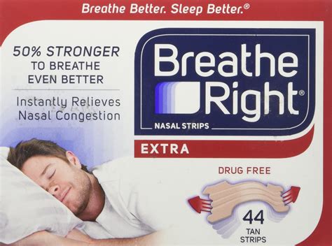 Breath Right Extra Strong Nasal Strips Pack Of 3 Total