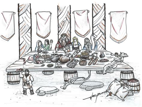 Medieval Feast By Slight Sly On Deviantart