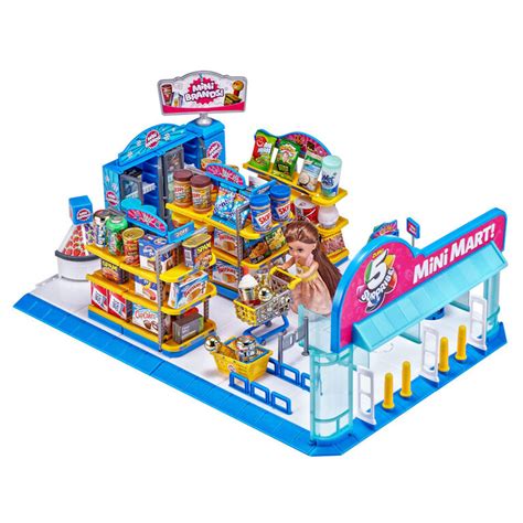 surprise mini brands series electronic mini mart with mystery mini brands playset by zuru
