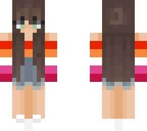 I'm uploading my new video now making pride flags part 2 i made gay,lesbian and bisexual flag. Pride Skin | Minecraft Skin