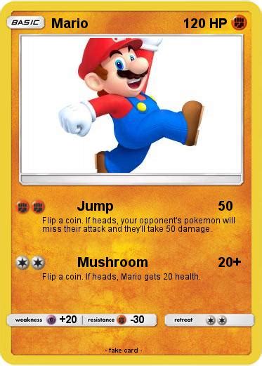 Super Mario Pokemon Cards