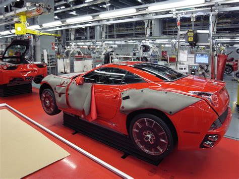 Ferrari Factory Tour Assembly Line