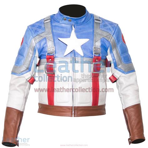 Captain America The First Avenger Leather Jacket Captain America
