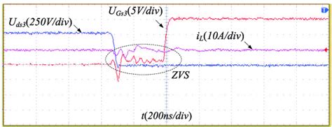 Experimental Waveform Of Zvs Turn On For Auxiliary Switch S 3