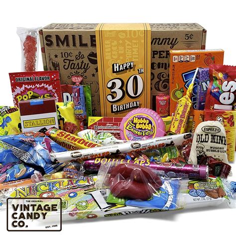 Vintage Candy Co 30th Birthday Retro Candy T Box 1991 Decade