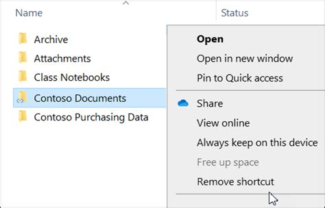 OneDrive Sync App Error Unable To Sync Shortcut Microsoft Support