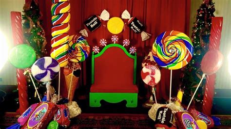 Giant Candy Props Including Candy Bars Lollipops Thrones And Much
