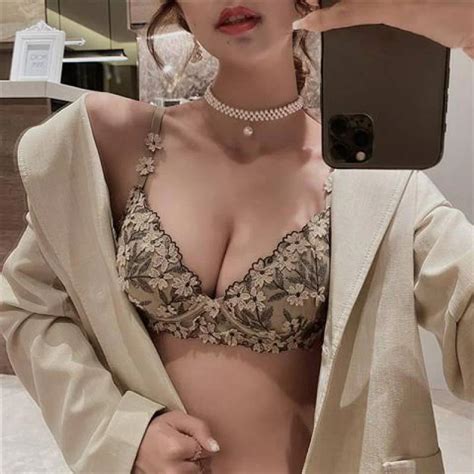 uaang style bra briefs set sexy lace underwear fashion push up comfort brassiere women s diamond