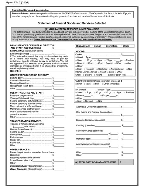 Funeral Contract Template 2020 2021 Fill And Sign Printable Template