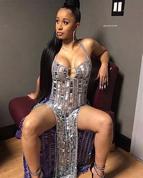 Cardi Bs Dress At Bet Hip Hop Awards — Outfit Is Super Sexy
