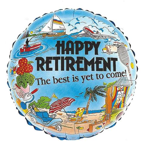 18 Happy Retirement Balloon