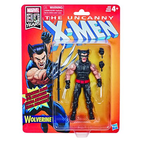 Marvel Legends 6in Retro Wolverine X Men Action Figure Kapow Comics