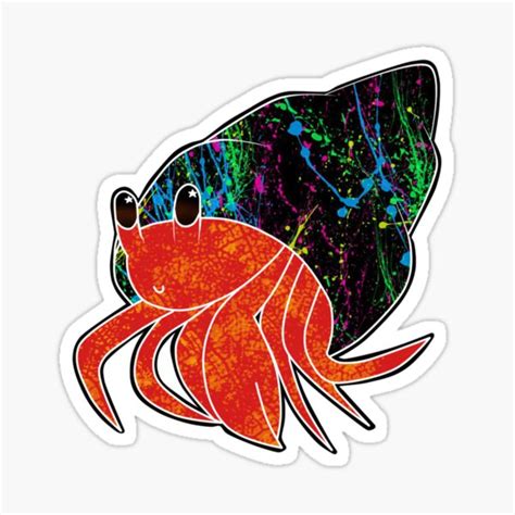 Colorful Crab Stickers Redbubble