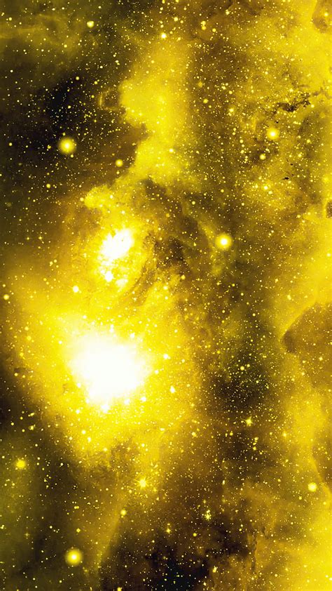 1920x1080px 1080p Free Download Yellow Cloud Galaxy Nebula Scifi