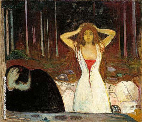 Ashes By Edvard Munch Oil Painting Reproduction