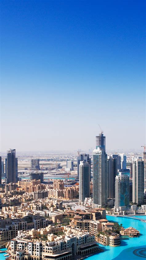 Dubai Skyline United Arab Emirates Khalifa Burj