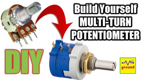 Diy Multiturn Potentiometer Build Yourself Make Cheap Low Cost Multi