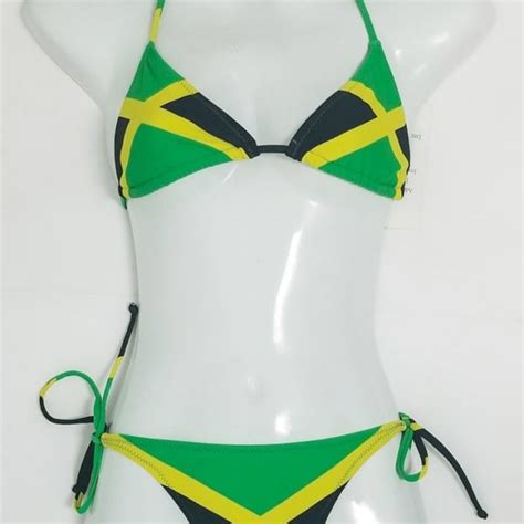 jamaican flag bikini 876 worldwide