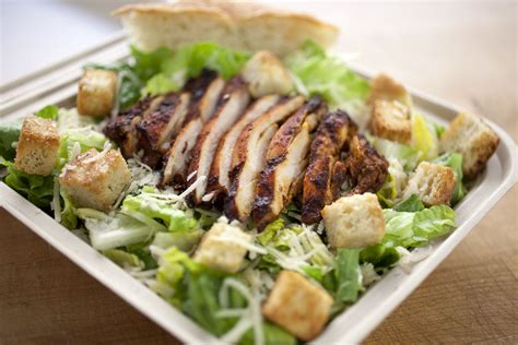 Healthy Chicken Caesar Salad With Homemade Dressing Recipe
