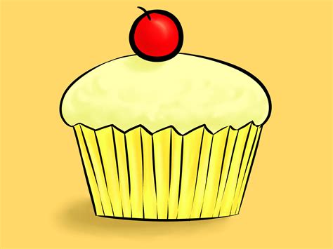 How To Draw A Cupcake 15 Steps With Pictures Wikihow